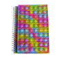 Silicone Pop It Fidget Toy Notebook A5 50 Sheets 3