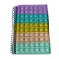 Silicone Pop It Fidget Toy Notebook A5 50 Sheets 4
