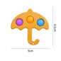 Silicone Squid Pop It Fidget Spinner Sensory Toy 4