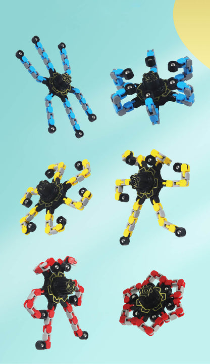 Transformable Fingertip Fidget Spinner Glow in the Dark 10