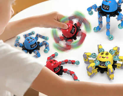 Transformable Fingertip Fidget Spinner Glow in the Dark 19
