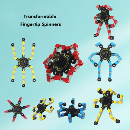 Transformable Fingertip Fidget Spinner Glow in the Dark 5