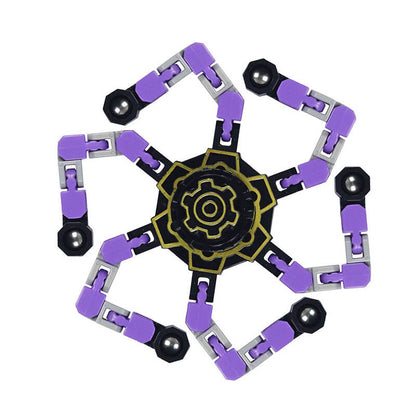 Transformable Fingertip Fidget Spinner Glow in the Dark 21