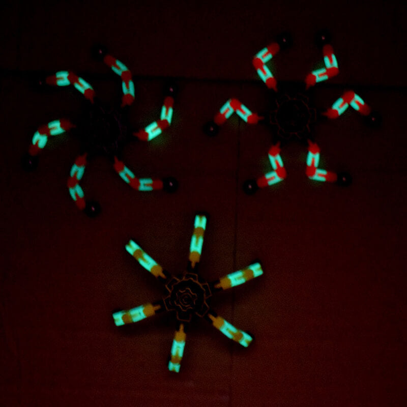 Transformable Fingertip Fidget Spinner Glow in the Dark 25