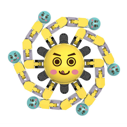 Transformable Fingertip Fidget Spinner Glow in the Dark 17