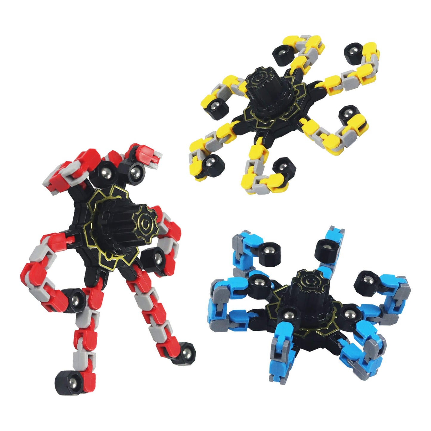 Transformable Fingertip Fidget Spinner Glow in the Dark 2