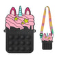 Silicone Pop It Fidget Toy Unicorn Purse 13.7 x 8.1cm 2