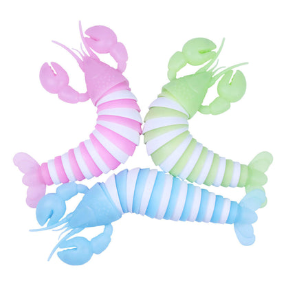 Flexible Lobster Fidget Toy Sensory Stretchable Squishy 4