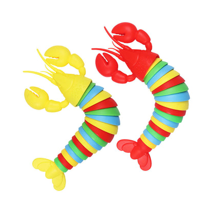 Flexible Lobster Fidget Toy Sensory Stretchable Squishy 3