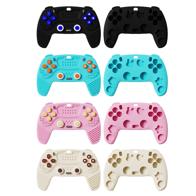 Silicone Teether Game Controller Shape for Baby