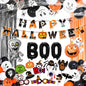 Halloween Boo Foil Balloon Kit Party Decoration Set 6
