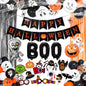 Halloween Boo Foil Balloon Kit Party Decoration Set 7