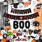 Halloween Boo Foil Balloon Kit Party Decoration Set 8