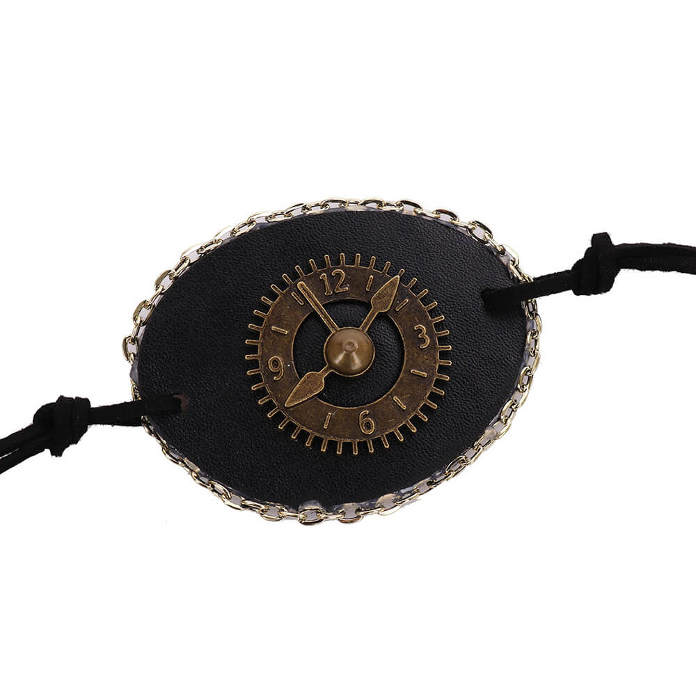 Halloween Pirate Gear Studded Eye Mask Party Accessory 7