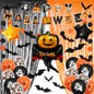 Halloween Pumpkin Foil Balloon Kit Party Decoration Set