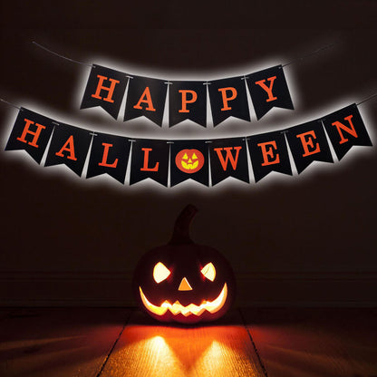 Halloween Pumpkin Foil Balloon Kit Party Decoration Set 6