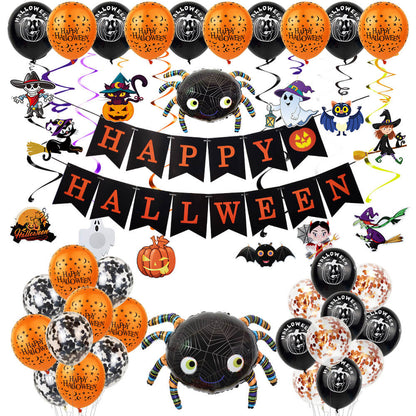 Happy Halloween Foil Balloons Party Decoration Set 3