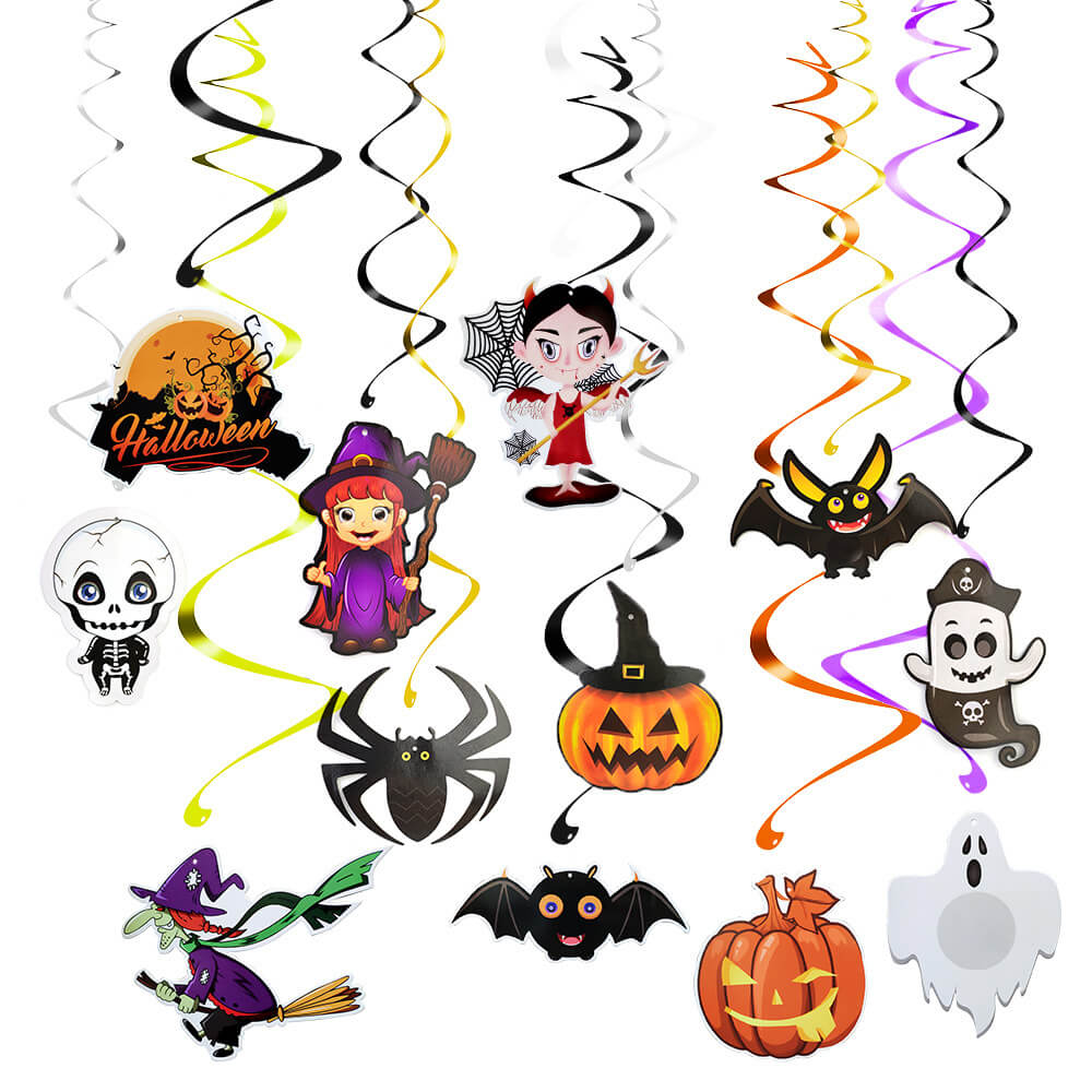 Happy Halloween Foil Balloons Party Decoration Set 12