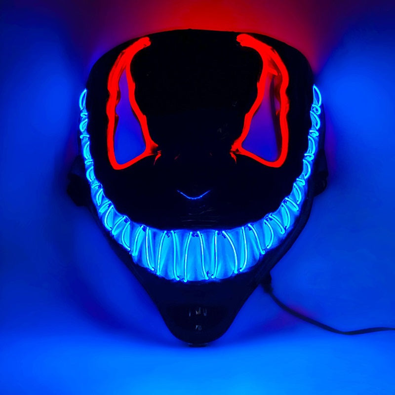LED Light Up Venom Mask Halloween Party Mask 20cm x 22cm 3