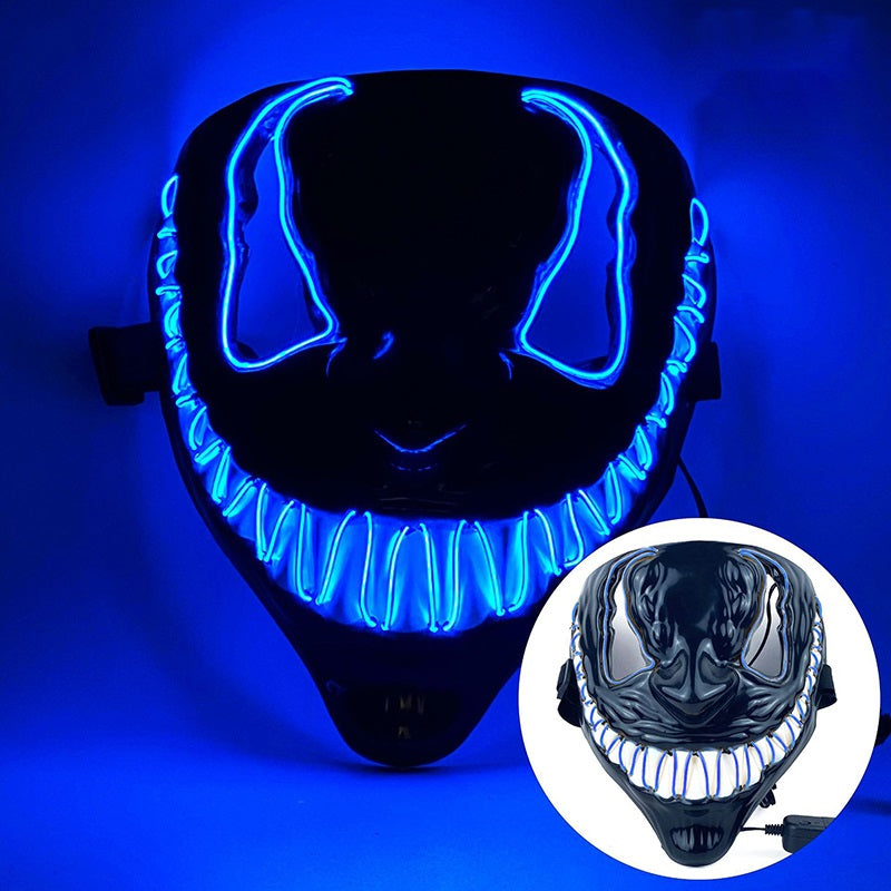 LED Light Up Venom Mask Halloween Party Mask 20cm x 22cm 6