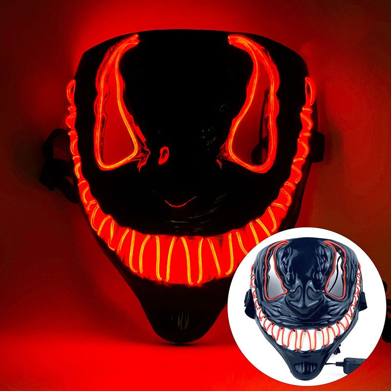 LED Light Up Venom Mask Halloween Party Mask 20cm x 22cm 7