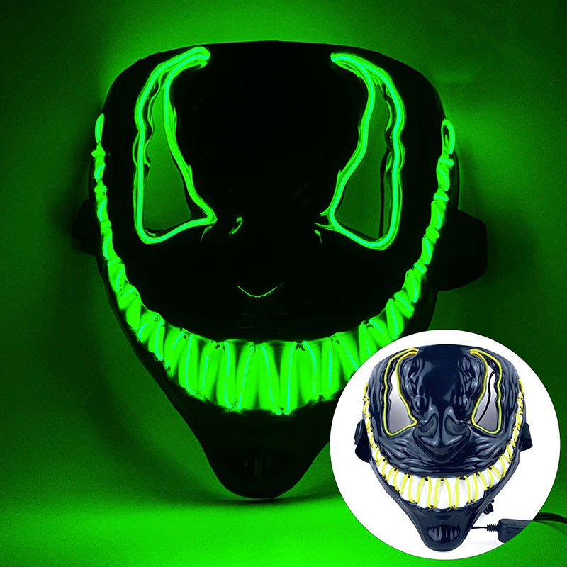 LED Light Up Venom Mask Halloween Party Mask 20cm x 22cm 8