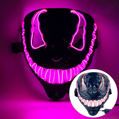 LED Light Up Venom Mask Halloween Party Mask 20cm x 22cm 9