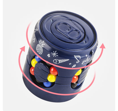 Magic Bean Puzzle Fidget Spinner Cube Rotating Color Match Toy 5
