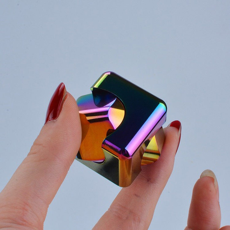 Metal Fidget Cube 3D Spinner Magnetic Zinc Alloy 30mm 5