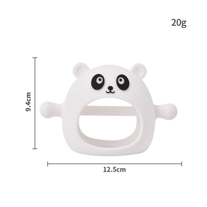Panda Silicone Teether Glove Baby Chew Toy for 3 Months Above 4