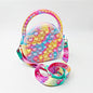 Silicone Pop It Fidget Toy Satchel Bag with Strap 16.5x14.5cm 8