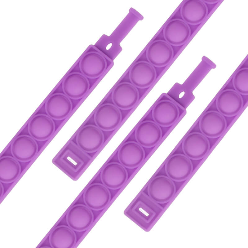 Silicone Pop It Fidget Toy Adjustable Bracelet 22.5cm 5