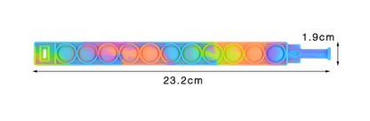 Silicone Pop It Fidget Toy Adjustable Bracelet 22.5cm 3