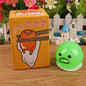 Soft Rubber Egg Yolk Stress Ball Novelty Spoof Toy 5.5cm 5