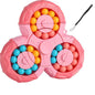 Plastic Puzzle Spinner Cube Fidget Toy with Sling and Color Box 8