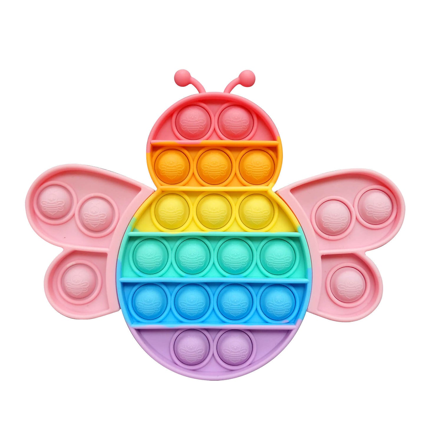 Silicone Pop It Fidget Toy Rainbow Mickey Shape Sensory Toy 23