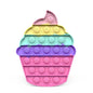 Silicone Pop It Fidget Toy Ice Cream Shape 15.5 × 12.1cm
