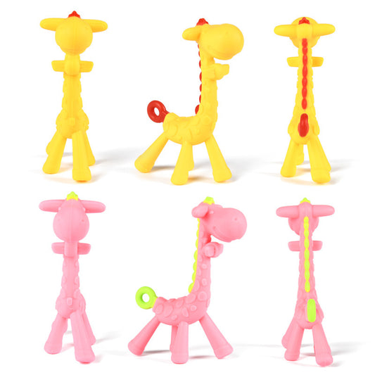 Silicone Giraffe Teething Toy for Baby Above 3 Months