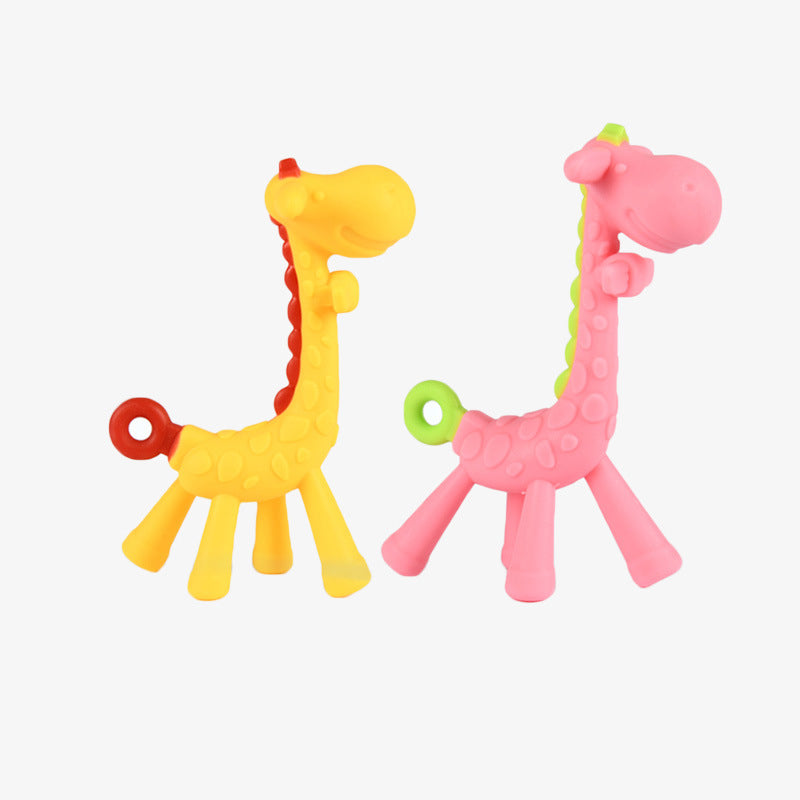 Silicone Giraffe Teething Toy for Baby Above 3 Months 4