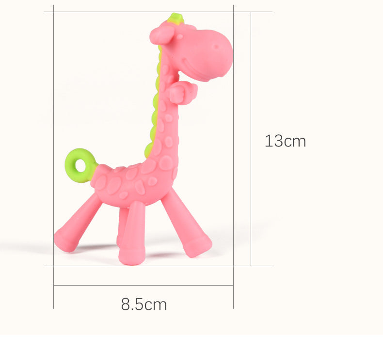 Silicone Giraffe Teething Toy for Baby Above 3 Months 9