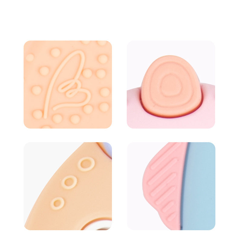 Silicone Animal Teething Toy Baby Chew Toy for 3 Months and Up 6