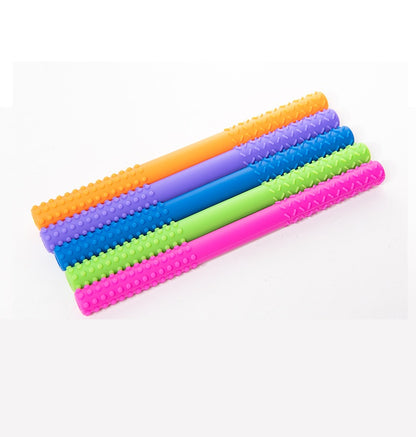 Silicone Baby Teething Tubes Teether Toy for Babies 3 Months+ 6