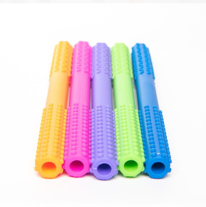 Silicone Baby Teething Tubes Teether Toy for Babies 3 Months+ 2