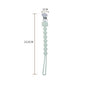 Silicone Baby Teether Pacifier Clip Chain with Stainless Steel Clip 7