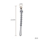 Silicone Baby Teether Pacifier Clip Chain with Stainless Steel Clip 8