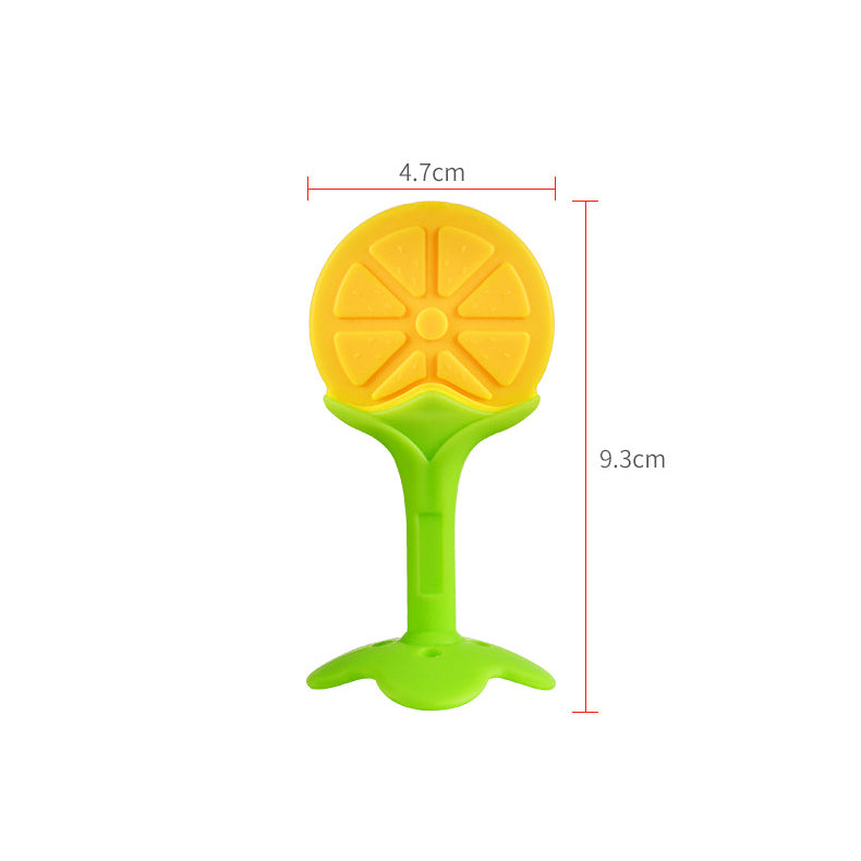 Silicone Fruit Teething Toy Baby Chew Toy for 3+ Months 6