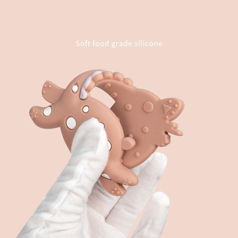 Silicone Giraffe Teething Toy for Baby 3 Months and Up 3