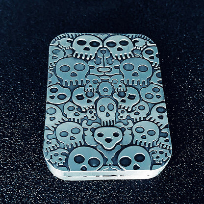 Metal Magnetic Skull Fidget Slider EDC with 11 Magnets 4