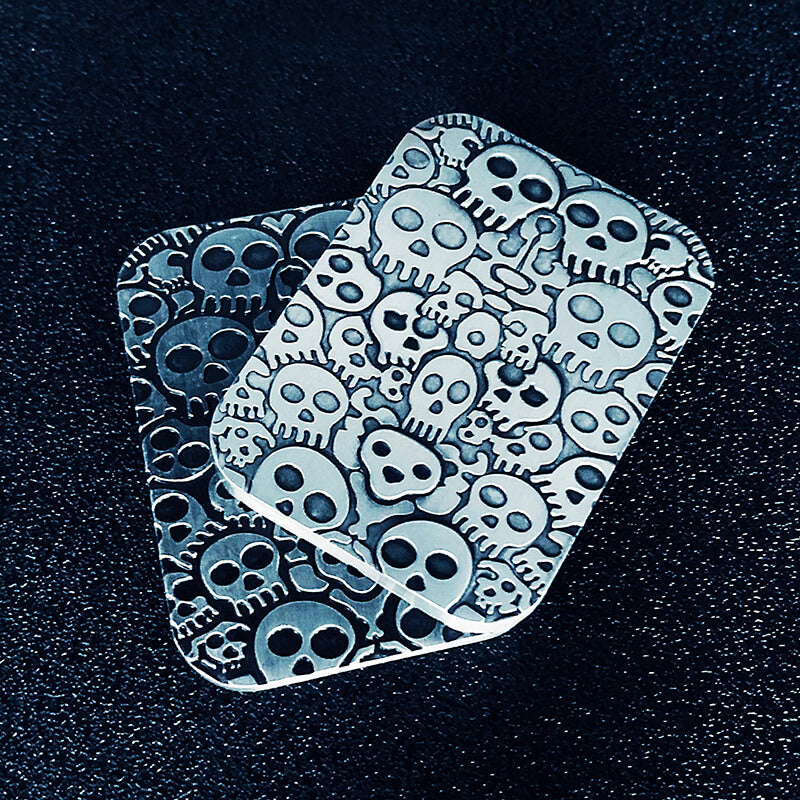 Metal Magnetic Skull Fidget Slider EDC with 11 Magnets 3