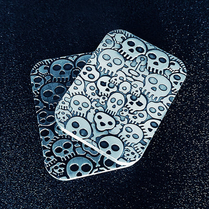 Metal Magnetic Skull Fidget Slider EDC with 11 Magnets 3